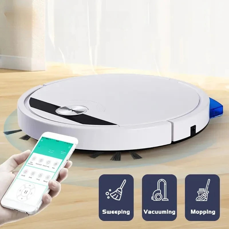 New Smart Sweeping Robot Vacuum Cleaner Dry And Wet Mopping Electric Sweeper USB Intelligent Sweeping Machine Remote Control