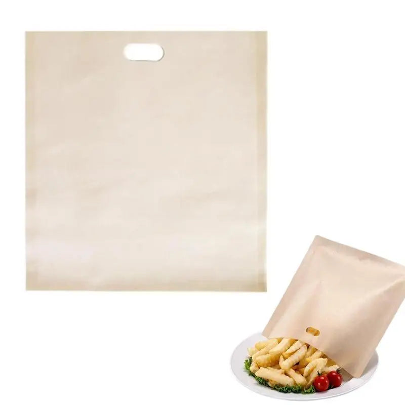 Reusable Toaster Bags Non-stick Sandwich Bags Heat Resistant Toast Microwave Oven Heating Pastry Tool Food Storage Bags