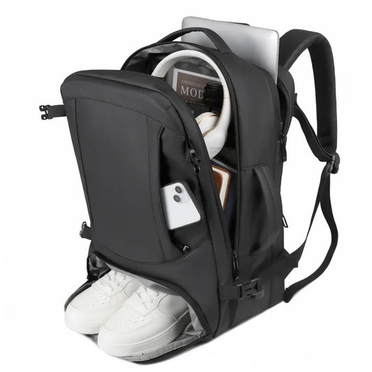New Large-Capacity Men's Travel Backpack USB Charging Expansion Business Laptop Bag Multifunctional Waterproof Backpack mochila