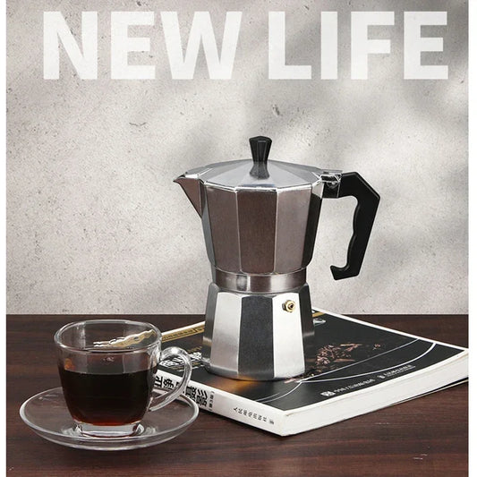 50-450ML Moka Pot Classic Italian Café Brewing Tools Espresso Maker Italian Coffee Machine Mocha Coffee Maker Espresso