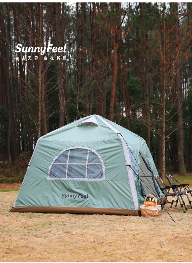 Oxford Cloth Inflatable Tent for Camping Equipment Outdoor Gadget Roof Top Tent Pop Up Tent Luxury Party Waterproof Light Weight
