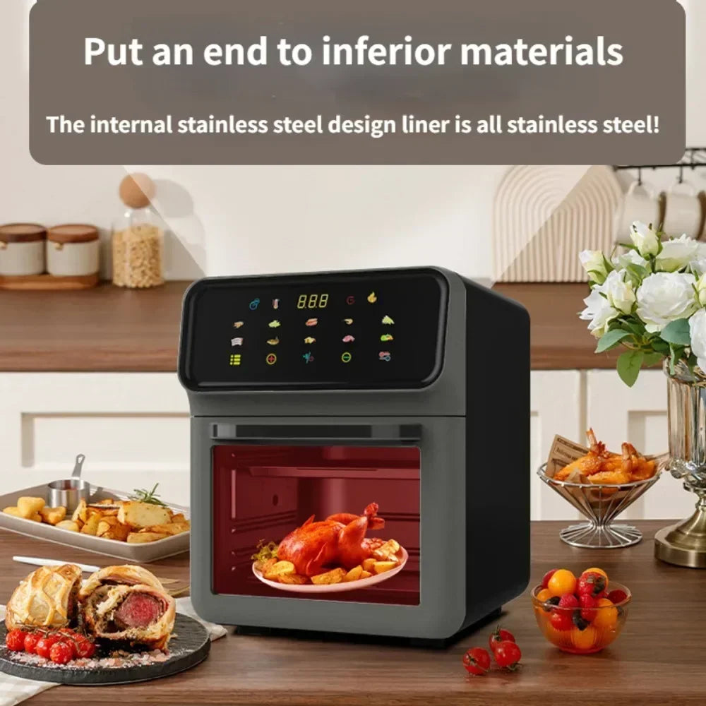 13L Electric oven household airfryers intelligent kitchen baked potato chips barbecue all-in-one machine with multiple functions