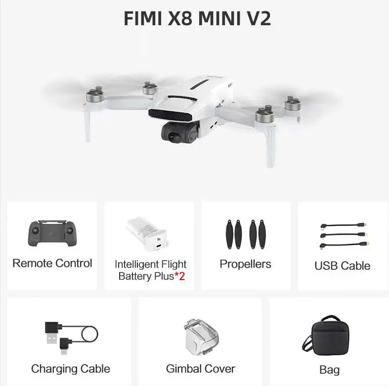 X8 MINI V2 3 axis gimbal  long distance 5g wifi fpv drone with 4k camera 17mins flying drone quadcopter professional