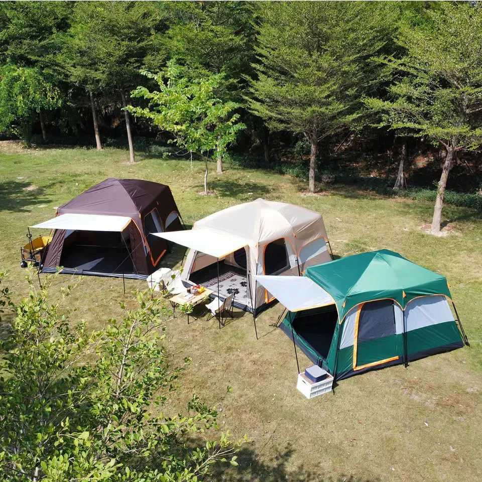 Family Camping Travel Tent Hot Sale UV Protection 2/4/6/8 People Luxury Outdoor Tents Factory Direct Sale