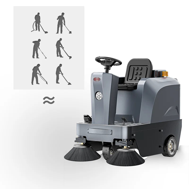 Yangzi S4 Professional Industrial Ride On Floor Sweeper Cleaning Machine Street Road Sweeper