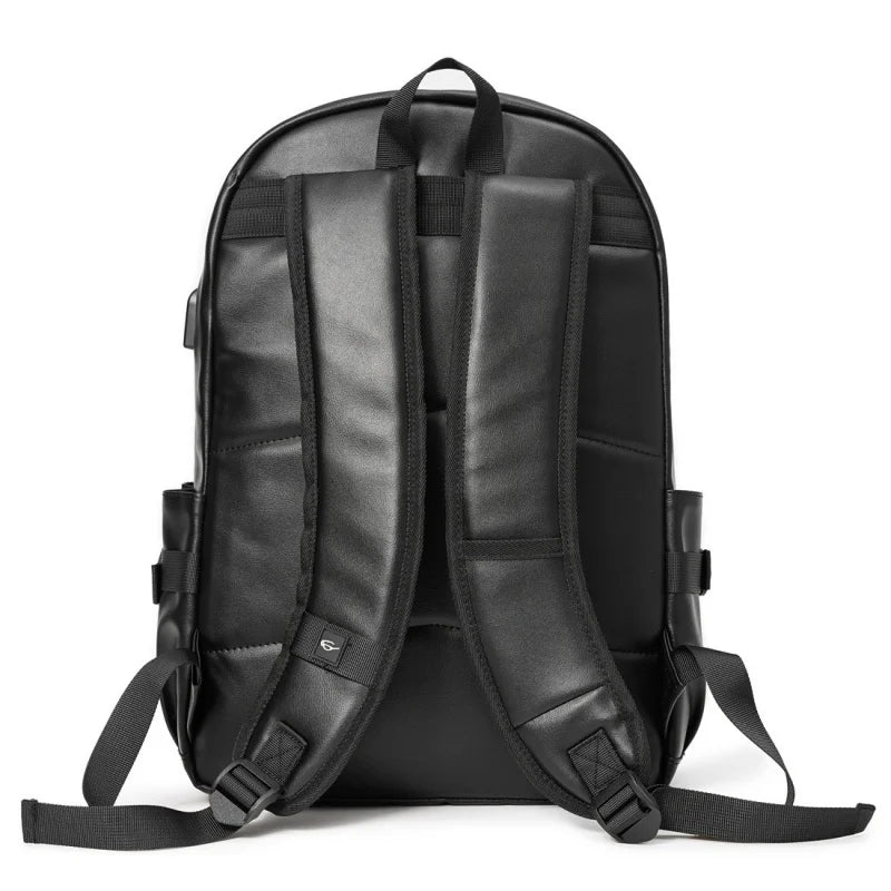Fashion Embroidery Men's Backpack USB Charging Travel Large Capacity Student School bag Casual Male Laptop Bag