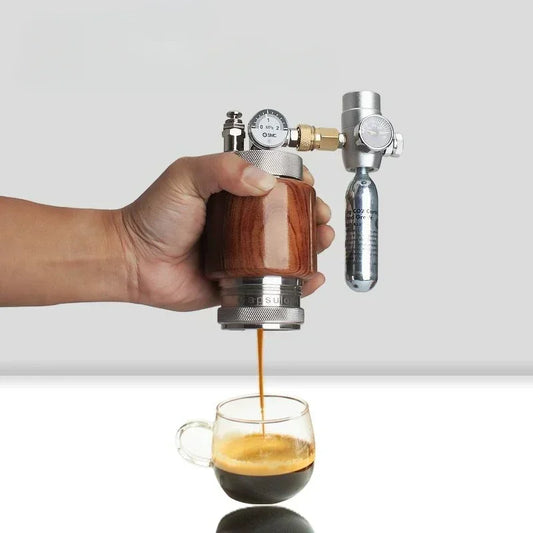 Capsulone Pneumatic USB Electric Coffee Machine Stainless Steel Portable Extraction Manual Espresso Maker Home Outdoor