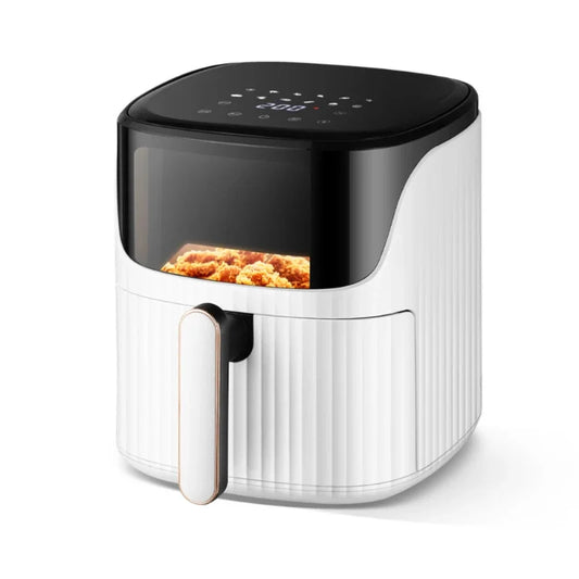 Air Fryers 10L Without Oil Hot Air Electric Fryer with Viewable Window Touch Screen Home Deep Fryer Machine Plug